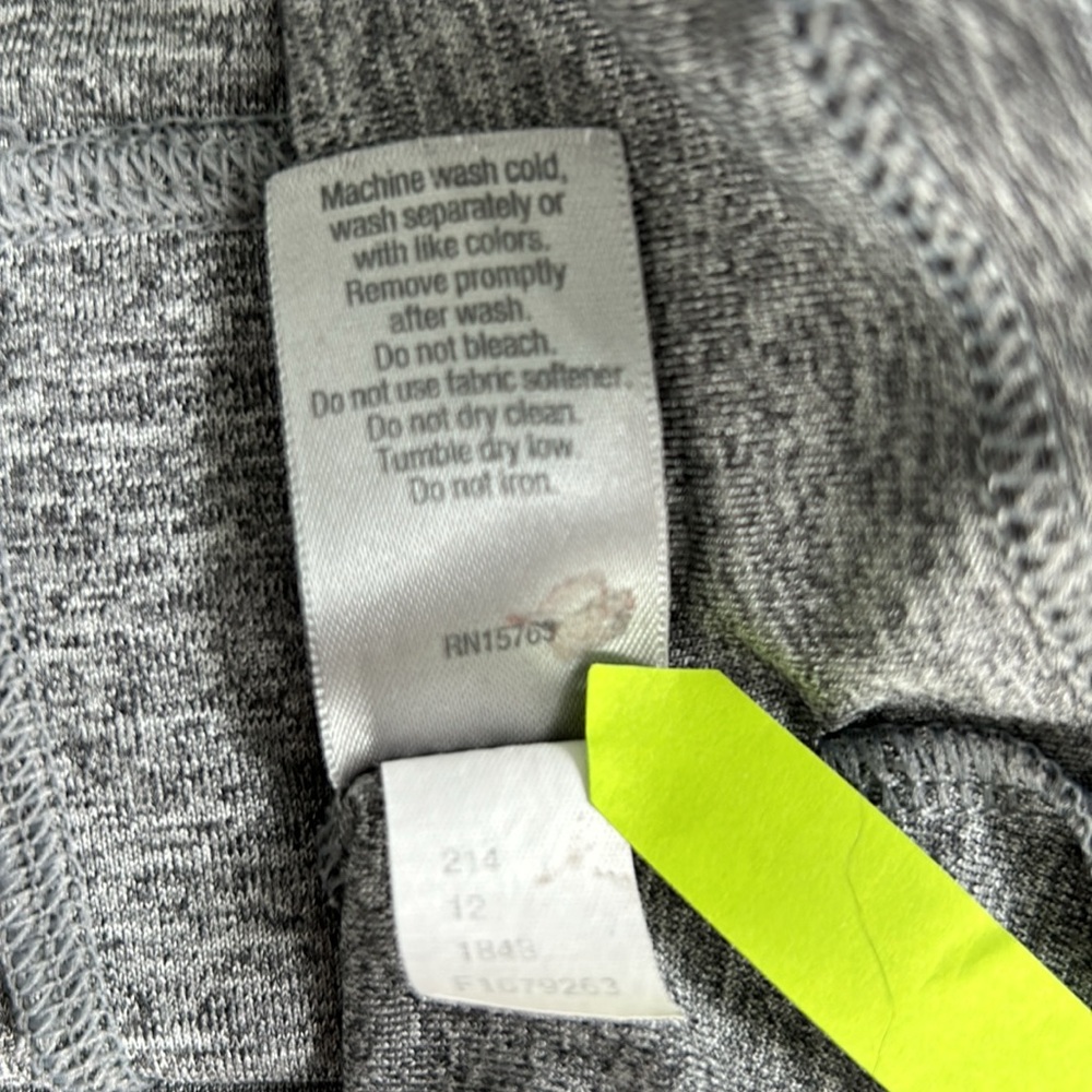 C9 CHAMPION Women’s Active Pullover Gray/Black Thumbholes 1/4 Zip Semi-Fitted XL - Picture 11 of 15